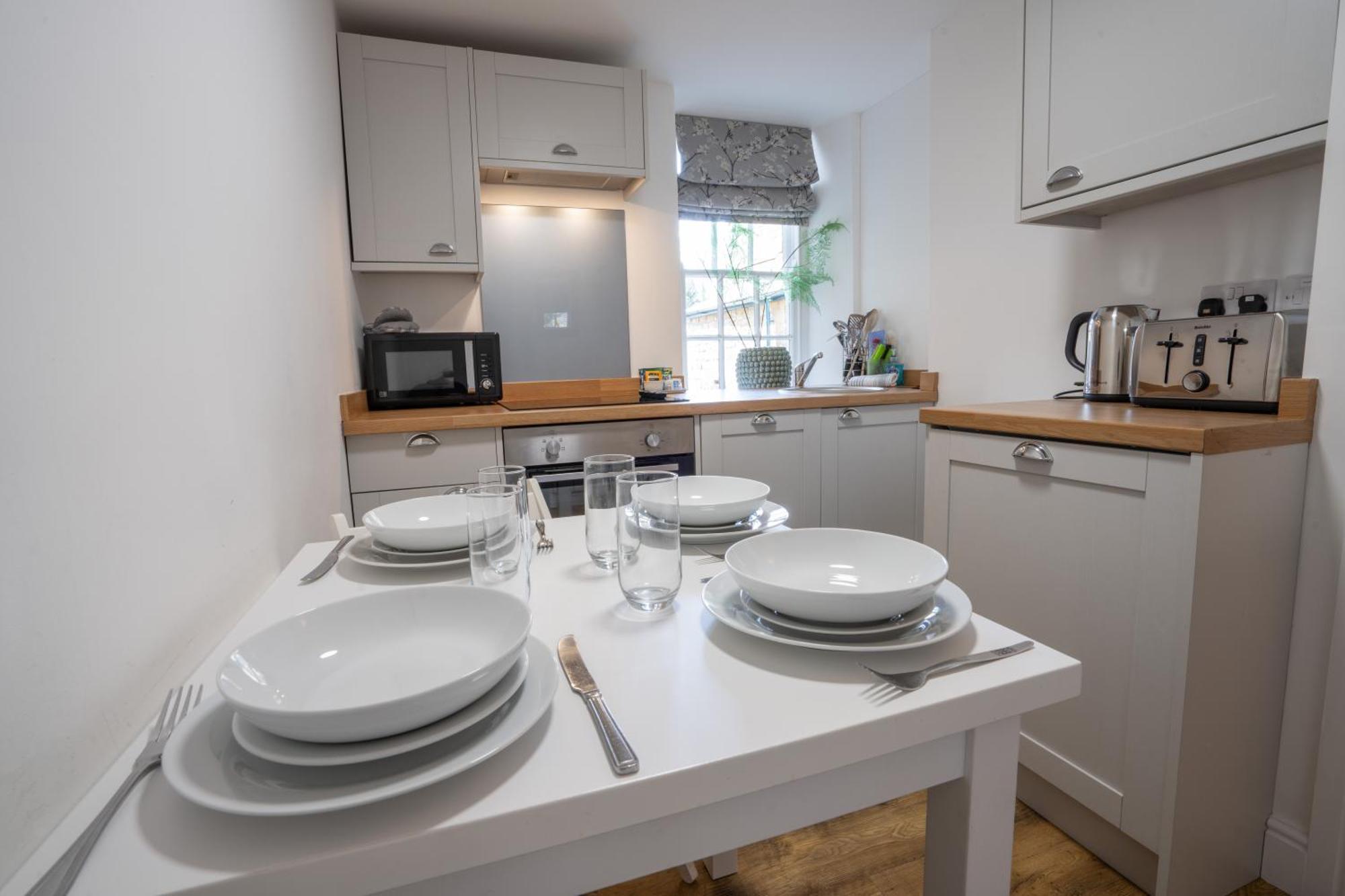 Hassop Station Apartment On The Monsal Trail 贝克韦尔 外观 照片